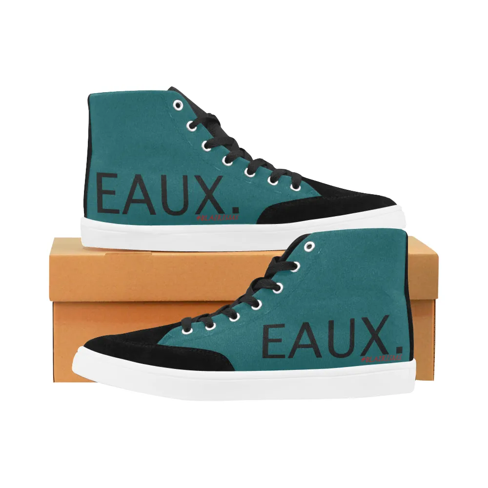 BLACK EAUX. WOMEN'S HI-TOP SHOES
