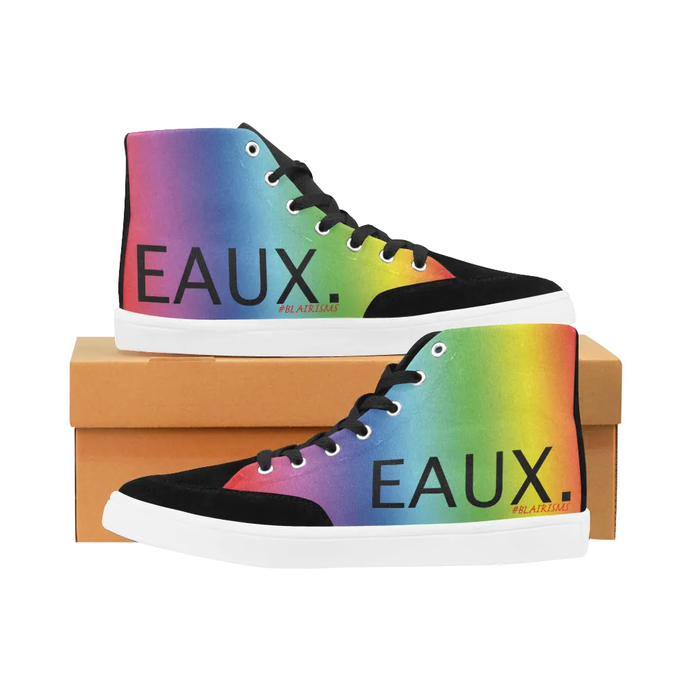 BLACK EAUX. WOMEN'S HI-TOP SHOES