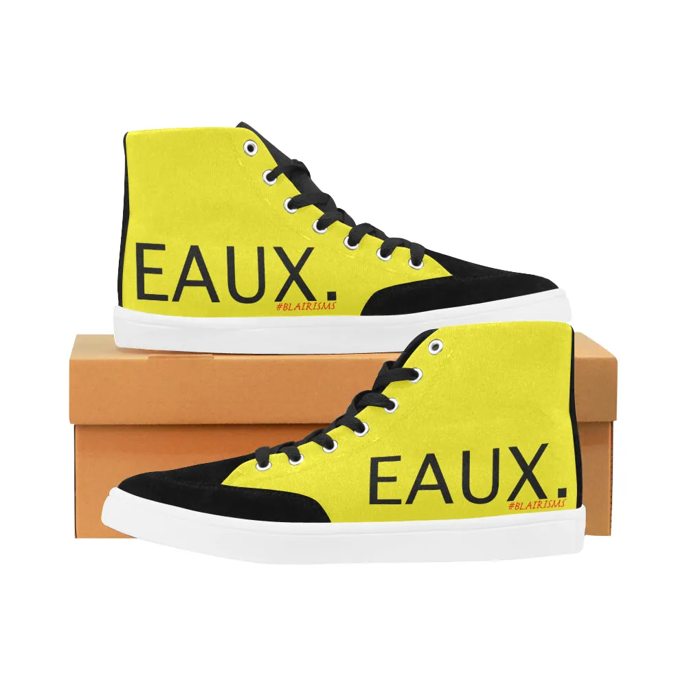 BLACK EAUX. WOMEN'S HI-TOP SHOES