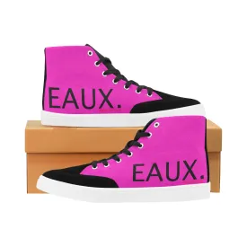 BLACK EAUX. WOMEN'S HI-TOP SHOES