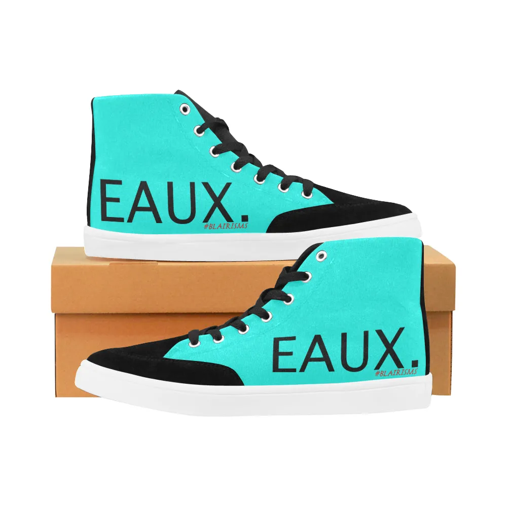 BLACK EAUX. WOMEN'S HI-TOP SHOES
