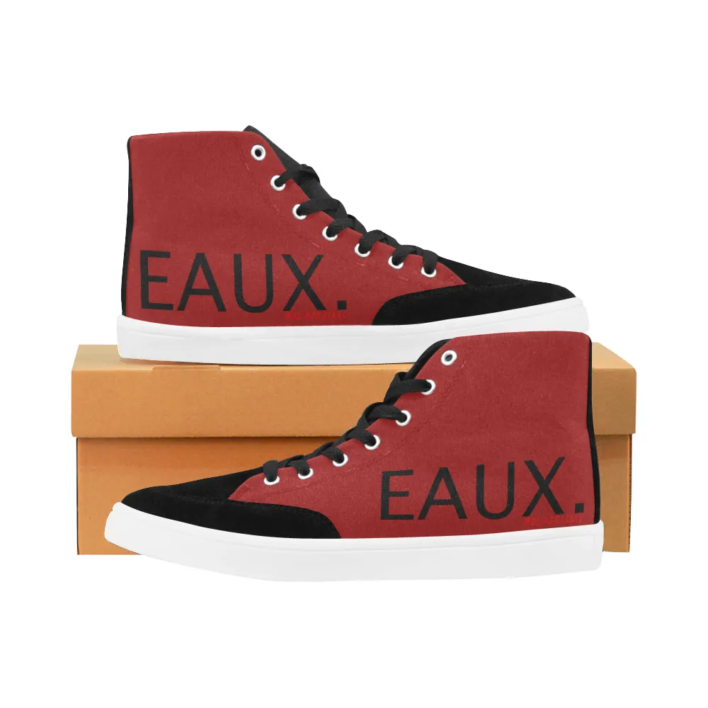 BLACK EAUX. WOMEN'S HI-TOP SHOES
