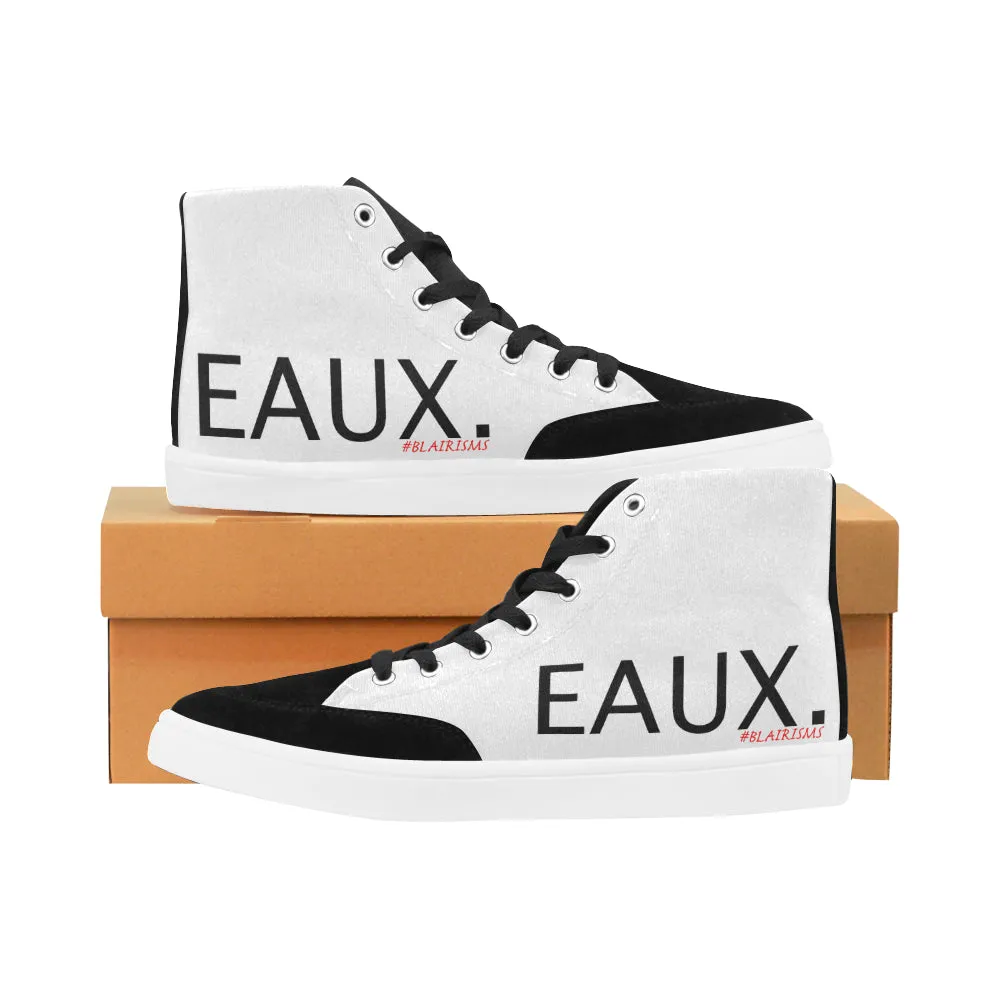 BLACK EAUX. WOMEN'S HI-TOP SHOES