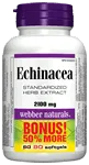 Echinacea, Standardized Herb Extract (8:1 extract), 2100 mg, 60 softgels/BONUS! 50% MORE, 60 30 softgels