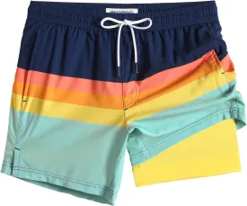maamgic Mens 5 Inch Stretch Swimming Shorts Compression Liner Swim Trunks Swimwear Bathing Suits Beach Wear Swim Suits