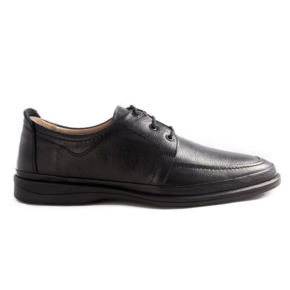 men comfortable medical shoes / black/ made in Turkey-7797