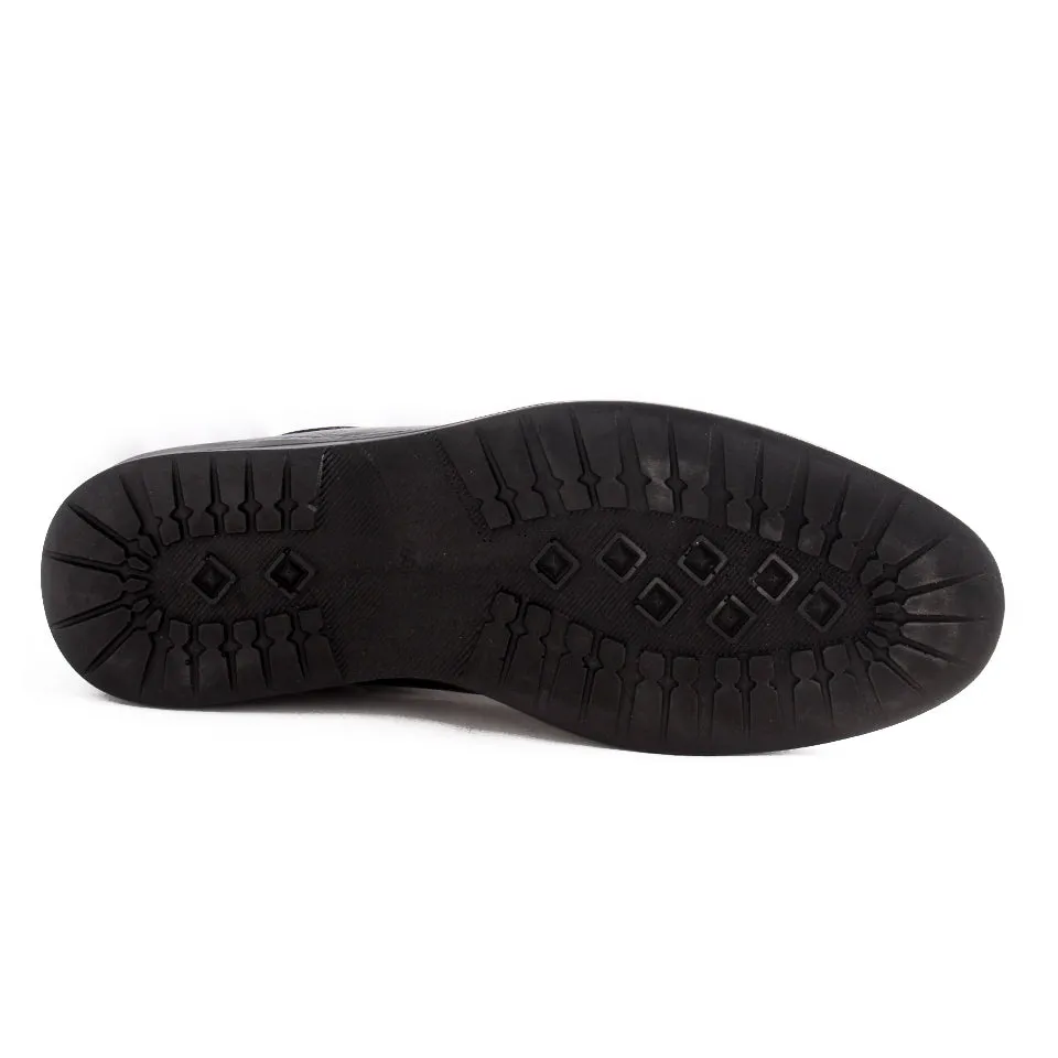 men comfortable medical shoes / black/ made in Turkey-7797