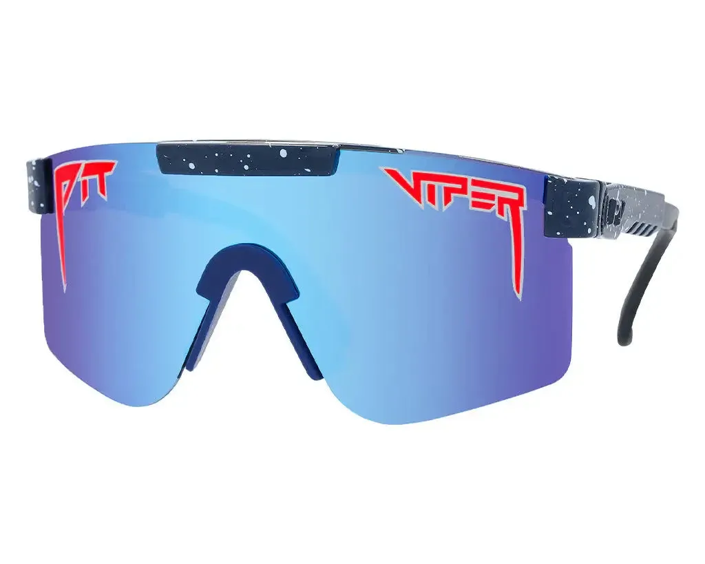 Pit Viper The Basketball Team Double Wide Polarized Blue