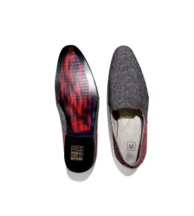 Three Coloured Fabric Shoes - MMFT003
